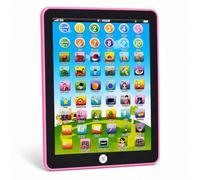 Kids Tablet Learning Pad,with 6 Games to Learn Music/Words/Learning Letters/Alphabet,Education Tablet for Kids for Boys & Girls 3 Years Up (rosa)