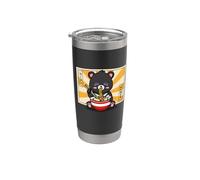 Kids Taipei Hot Pot Ramen Kawaii Formosa Bear Taiwan Travel Vaso térmico de acero inoxidable de doble pared
