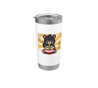 Kids Taipei Hot Pot Ramen Kawaii Formosa Bear Taiwan Travel Vaso térmico de acero inoxidable de doble pared