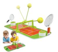 Kids Tennis Game Set, Small Portable Tenis Game, Interactive Sports Activities, Rackets Table Toy for Family, Indoor & Outdoor Play, Fun Ejercise for Children