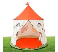 Kids Tent Indoor, Toddler Castle Playhouse, 53.15x43.31 Inches Pretend Play, Foldable Play Center, Easy Setup Tent for Boys Girls, Indoors Outdoor Birthday Gift