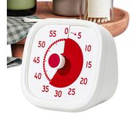 Kids Timer, 60-Minute Visual Clock, Silent Countdown Design, Easy Time Management Tool, Study Aid, Ideal for Babies, Students, Teachers, Home Learning, School, Work, Cooking Use