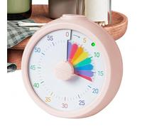 Kids Timer - Visual Countdown Timer | Study Timers For Kids Adults | Portable Rainbow Display, Time Management Clock | Silent Alarm Option, Classroom Homeschool Office Meeting Tool