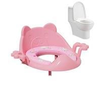 Kids Toilet Seat - Non Slip Soft Waterproof Cushion Pad with Handles | Potty Training Cushion for Boys Girls Children | Lightweight Portable Travel Seat for Home Bathroom Indoor Outdoor Camping
