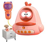 Kids Toy Microphone, Cartoon, Chick Shaped Microphone, Portabl Cartoon Baby Early Learning Singing Microphone Chick Shaped Toy,Handheld Karaoke Music Microphone Toys For Girls, Boys