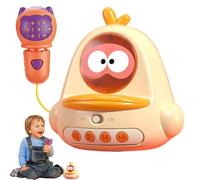 Kids Toy Microphone, Cartoon Karaoke Toy, Portable, Chick Shaped Microphone, Handheld Microphone Karaoke Toy, Music Microphone Toy Microphone for Kids, 10 x 9.3 x 9.3 cm