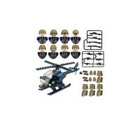 Kids Toys SWAT Counter Terrorism Forces Military Figures Police Car Helicopter Weapons Building Blocks