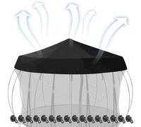 Kids Trampoline Cover Tear Resistant Sunblock Outdoor Shelter Roof
