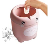Kids Trash Can, Small Room Cute Dinosaur Garbage Bin, Miniature Trash Storage with Large Capacity, Waste Organizer Basket for Apartment, Living Rooms, Under Table, Kitchens, Playroom
