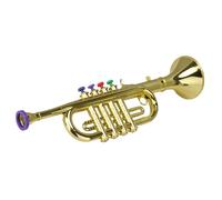 Kids Trumpet, 37x10x9cm Todddler Wind Instrument, Versátil Horn Musical Instrument with 4 Color Keys Fun | Handy to Carry Music Toy for Children Preschool Rhythm Training