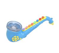 Kids Trumpet, Electric Saxophone Toy with Lights and Sounds, Preschool Educational Musical Instrument for Kids, Interactive Clarinet Toy for Boys Girls Early Learning Fun 27.5x14x7cm