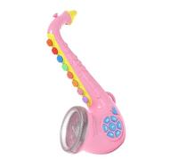 Kids Trumpet, Electric Saxophone Toy with Lights and Sounds, Preschool Educational Musical Instrument for Kids, Interactive Clarinet Toy for Boys Girls Early Learning Fun 27.5x14x7cm