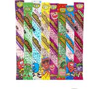 Kids Ultimate Millions Sweets Selection Canasta - Sabores jugosos - Chicle, manzana, cola, fresa, Vmto, frambuesa, grosella negra, infusión de hierro, 12 piezas (sandía)