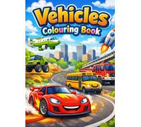 Kids Vehicles Colouring Book