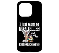 Kids Want To Read Books & Pet Chinese Crested Lover Carcasa para iPhone 15 Pro
