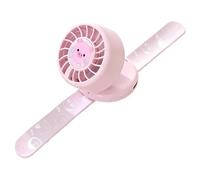 Kids Watch Fan, Rechargeable Wrist Fan Toy, 3 Speed Usb Cute Cooling Watch Fans for Boys Girls Summer Outdoor Camping Running Use, 8 Inch Portable Mini Wrist Cooling Fans, Hands Free Air Cooler