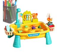 Kids Water Play Table 54cm Electric Sink Toy With Dishes For Ages 1-8