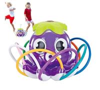 Kids Water Sprinkler-Spruzzatore da giardino da esterno a forma di pulpo con 8 flessibili per che gira e gioco d'acqua | Splash Toy per bambini e bambini di età compresa tra 3+ in co