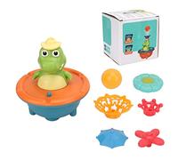 Kids Water Sprinkler Toy with LED Light and Music, Baby Bath Shower Head Spray Toy, Cartoon Design Water Spray Bath Toy for Toddlers, Fun Pool and Bathtub Toy for Children Over 18