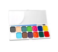 Kids Watercolor Paint Set - Assorted Drawing Art Watercolor Palette | Water Paints for Kids Classroom Art Supplies | Safe Bulk Kid Paint with Brushes, Round Watercolôr Painting Kit for Birthday