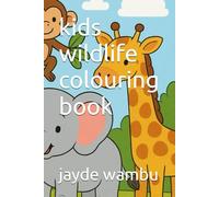 kids wildlife colouring book