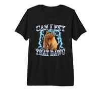 Kids Womens Girls Can I Pet That Dawg Meme Lover Capybara Camiseta Premium