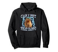 Kids Womens Girls Can I Pet That Dawg Meme Lover Capybara Sudadera con Capucha