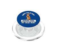 Kids Womens Humans Hurt My Head Bunny Rabbits Make Me Happy PopSockets PopGrip para MagSafe