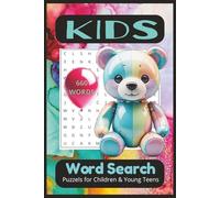 KIDS WORD SEARCH: Puzzles for Children & Young Teens, Activity Book, Fun Challenge, 55 Puzzles, 6x9 inches, 110 pages, perfect gift idea!
