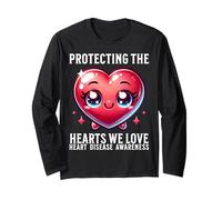 Kids Youth Heart Disease Awareness Support Gifts Heart CHD Manga Larga