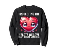 Kids Youth Heart Disease Awareness Support Gifts Heart CHD Sudadera