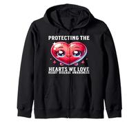 Kids Youth Heart Disease Awareness Support Gifts Heart CHD Sudadera con Capucha