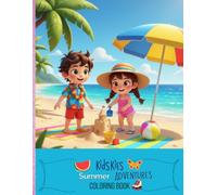 KidSkies Summer Adventures: From Sunshine to Starry Nights-Playful Summer Days in a Whimsical Coloring Book for Kids
