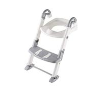 KidsKit Entrenador de inodoro 3 en 1, de 18 a 36 meses, dimensiones de montaje plegado: 41,5 x 25 x 67 cm (largo x ancho x alto), gris y blanco, 600060240