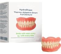 Kidsneed HydroShape - Dentadura completa inteligente termoadaptativa, Kidsneed Prótesis de primera calidad, juego de dentaduras postizas de silicona, juego de dientes falsos, dentaduras postizas