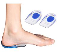 KidSole 2 pares - 4 - talones de absorción de impactos para talones gel (rosa) (azul)