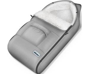 KIDUKU Saco de Invierno para Cochecito, Carrito | Saco Universal Térmico para Bebé, Silla de Paseo, Carro | Lavable | con Cremallera y Gran Bolsillo