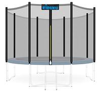 KIDUKU® Sólo Red de Seguridad para Cama Elástica de Jardín Ø 366cm - 8 Barras | Red Protectora de Reemplazo (NO Incluye Cama elástica Completa)