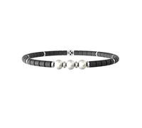 Kidult Tre Desideri men's bracelet with emetite and pearls 732243 316L steel Symbols