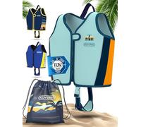 KIDVERSE Chaleco de natación para niños de 2 a 6 años - Calidad certificada - Ayuda a Flotar para niñas y niños - Aprendizaje en la Piscina - Chaleco Infantil para Piscina