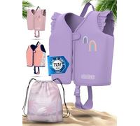 KIDVERSE Chaleco de natación para niños de 2 a 6 años - Calidad certificada - Ayuda a Flotar para niñas y niños - Aprendizaje en la Piscina - Chaleco Infantil para Piscina
