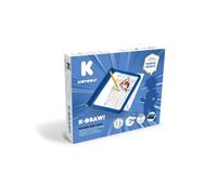 KIDYDRAW PRO Azul - Tableta luminosa educativa portátil - KIDYWOLF - Aprendizaje creativo desde 3 años