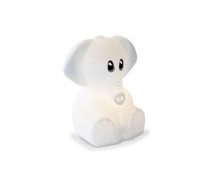 Kidywolf elephant luz nocturna para bebés independiente blanco led