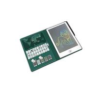 KIDYWOLF KIDYDRAW Mini Animales del Mundo - Tableta de Dibujo de 30 Capas | Pantalla LCD de 8,2", 30 capas reutilizables, pizarra mágica ligera, nómada y fácil de borrar, a partir de 4 años