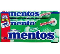 Kidzbuzz Mentos Rolls - Dulces masticables (menta verde, paquete de 30) Deliciosa cesta de regalo sabrosa y retorcida para cumpleaños, Navidad