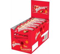 Kidzkandy -Maltesers - Paquete completo de chocolate con leche para compartir, 25 bolsas x 37 g, deliciosos chocolates con un centro de panal crujiente y ligero envuelto en suave chocolate con leche