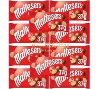 Kidzkandy -Maltesers - Paquete completo de chocolate con leche para compartir, 40 bolsas x 37 g, deliciosos chocolates con un centro de panal crujiente y ligero envuelto en suave chocolate con leche