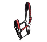 Kieffer Cabestro para Caballos - Negro/Rojo - Pura Sangre Accesorio