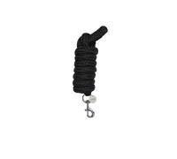 Kieffer Líder Punto para Caballos, Satinado Brillo, 2M - Drehkarabiner, Negro de