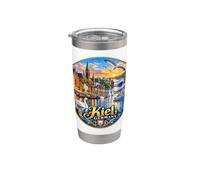 Kiel Alemania, Europa, puerto marítimo de cruceros Vaso térmico de acero inoxidable de doble pared